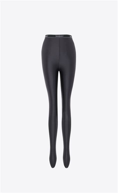 ysl legging|Saint Laurent Tights in Shiny Jersey .